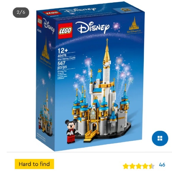 Lego Mini Disney Castle Brand New in Sealed Box - Picture 2 of 3